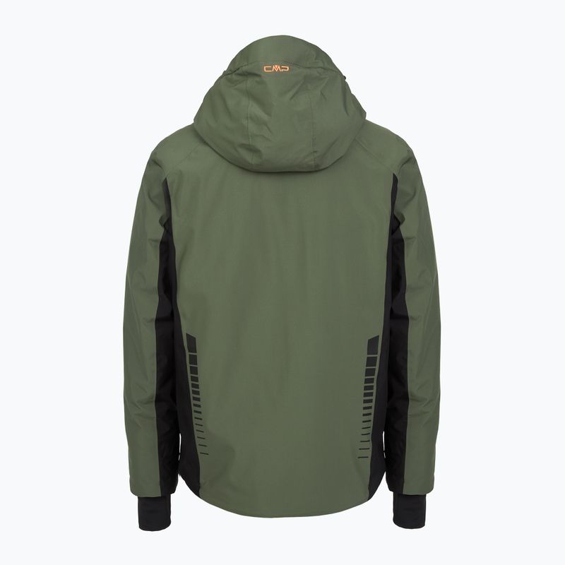 Men's CMP ski jacket 34W4667 olive 2