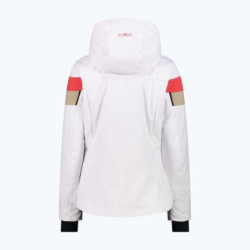 Women's ski jacket CMP 34W4536 bianco 2
