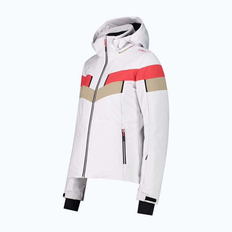Women's ski jacket CMP 34W4536 bianco 3