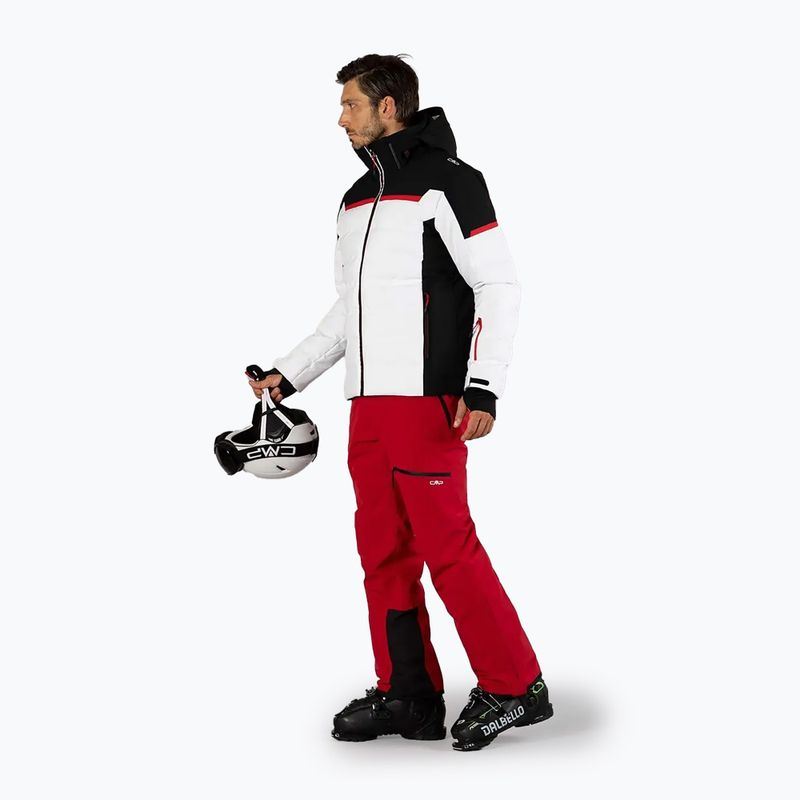 Men's ski jacket CMP 34W4697 bianco 2