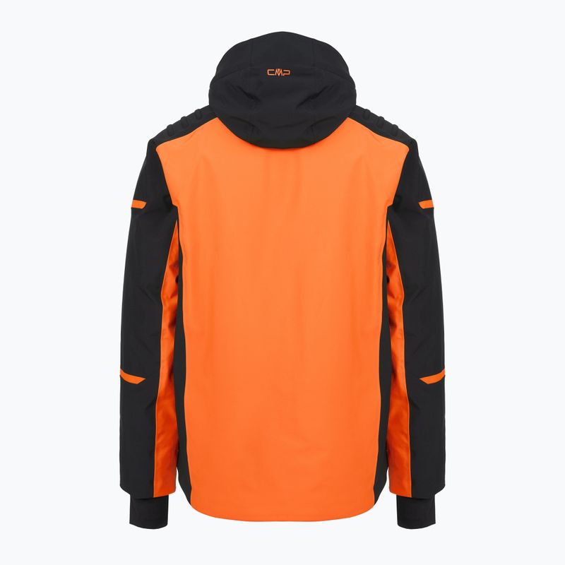Men's CMP ski jacket 34W4707 fanta fluo 2