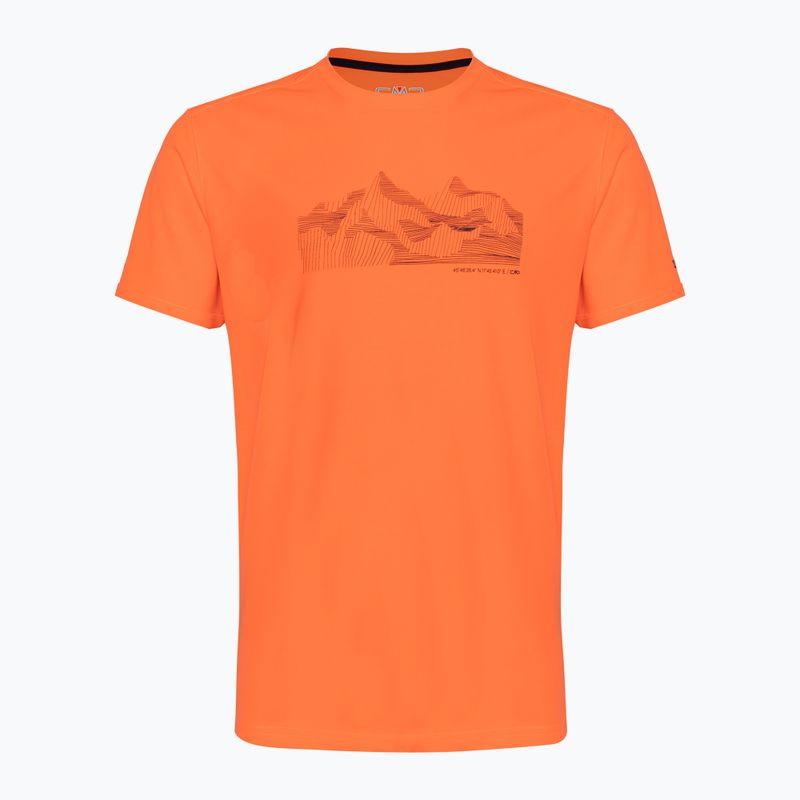 Men's CMP T-shirt 30T5057 flame/antracite