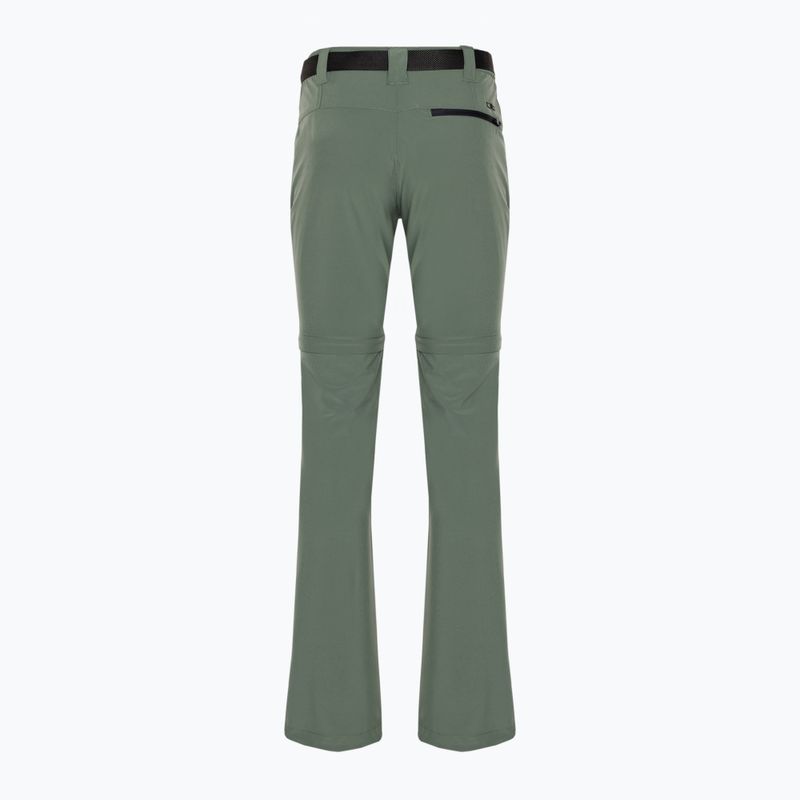 Women's trekking trousers CMP Zip Off salvia 2