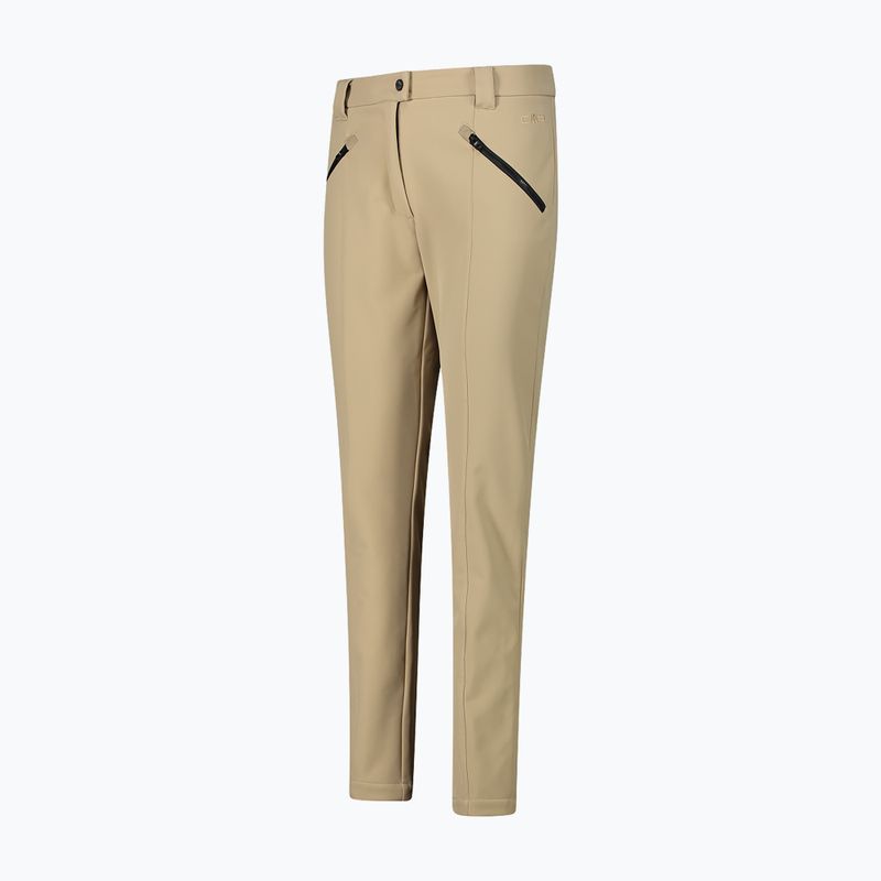 Women's softshell trousers CMP Long 3A11266 sesamo 3