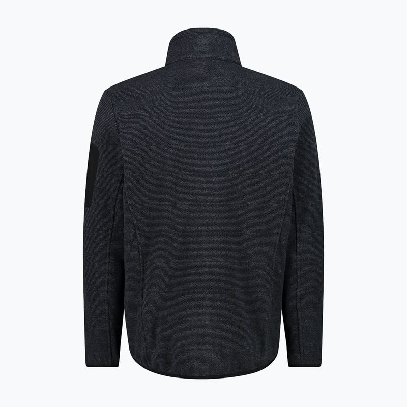 Men's CMP sweatshirt 38H2237 antracite/ nero 2