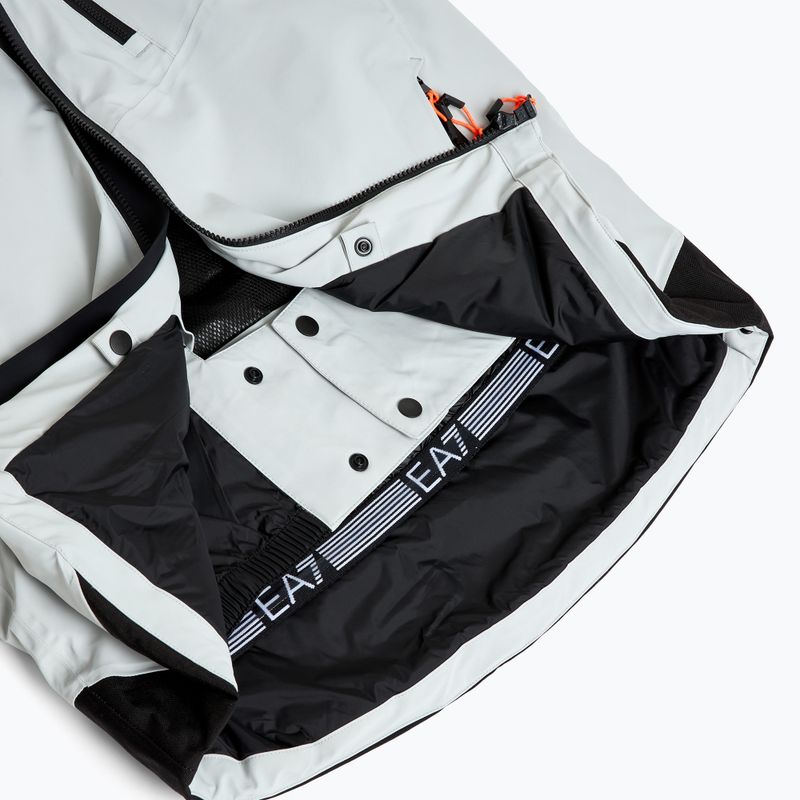 Men's ski jacket EA7 Emporio Armani Ski Cortina Fashion Toray quiet gray 6