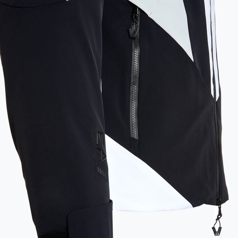Men's ski jacket EA7 Emporio Armani Ski Cortina Colorblock Toray black 6