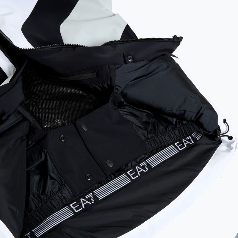Men's ski jacket EA7 Emporio Armani Ski Cortina Colorblock Toray black 7