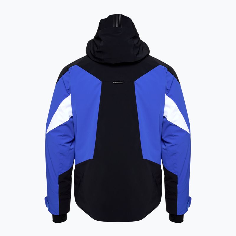 Men's ski jacket EA7 Emporio Armani Ski Cortina Colorblock Toray new royal blue 2
