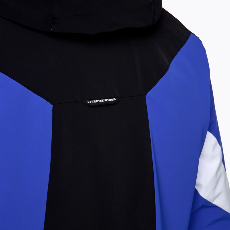 Men's ski jacket EA7 Emporio Armani Ski Cortina Colorblock Toray new royal blue 7