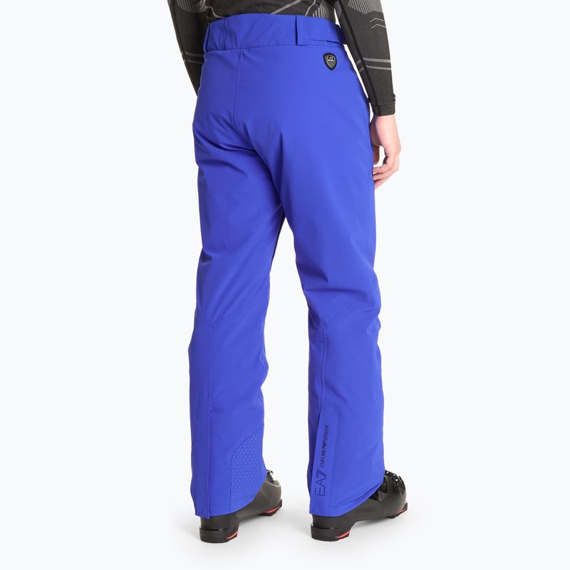 Men's ski trousers EA7 Emporio Armani Ski Cortina Toray new royal blue 2