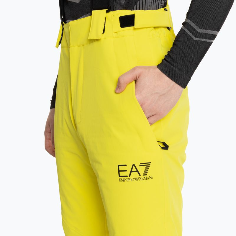 Men's ski trousers EA7 Emporio Armani Ski Kitzbuhel Protectum blazing yellow 3
