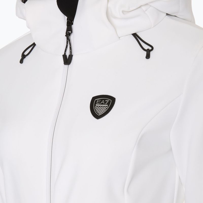 Women's ski suit EA7 Emporio Armani Ski Kitzbuhel Softshell white 3