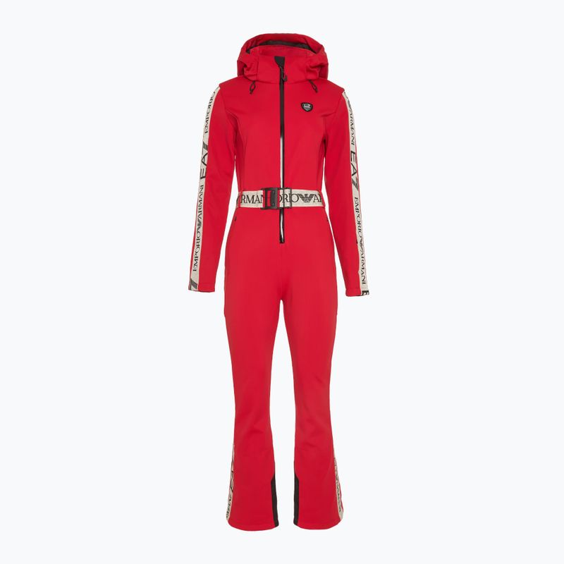 Women's ski suit EA7 Emporio Armani Ski Kitzbuhel Softshell salsa