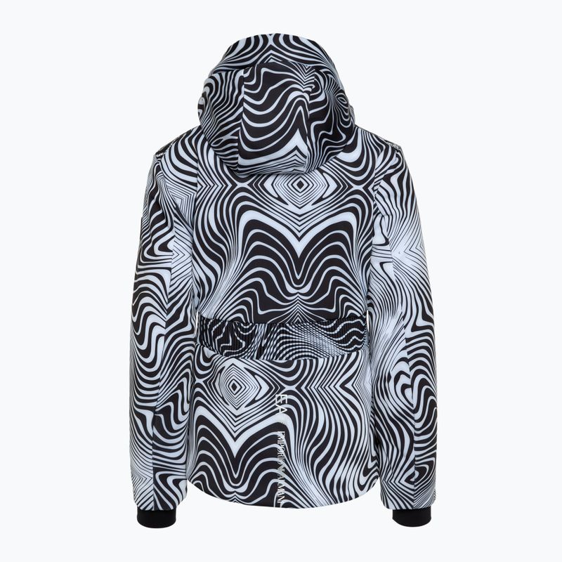 Women's EA7 Emporio Armani Ski Kitzbuhel Softshell jacket fancy zebra 2