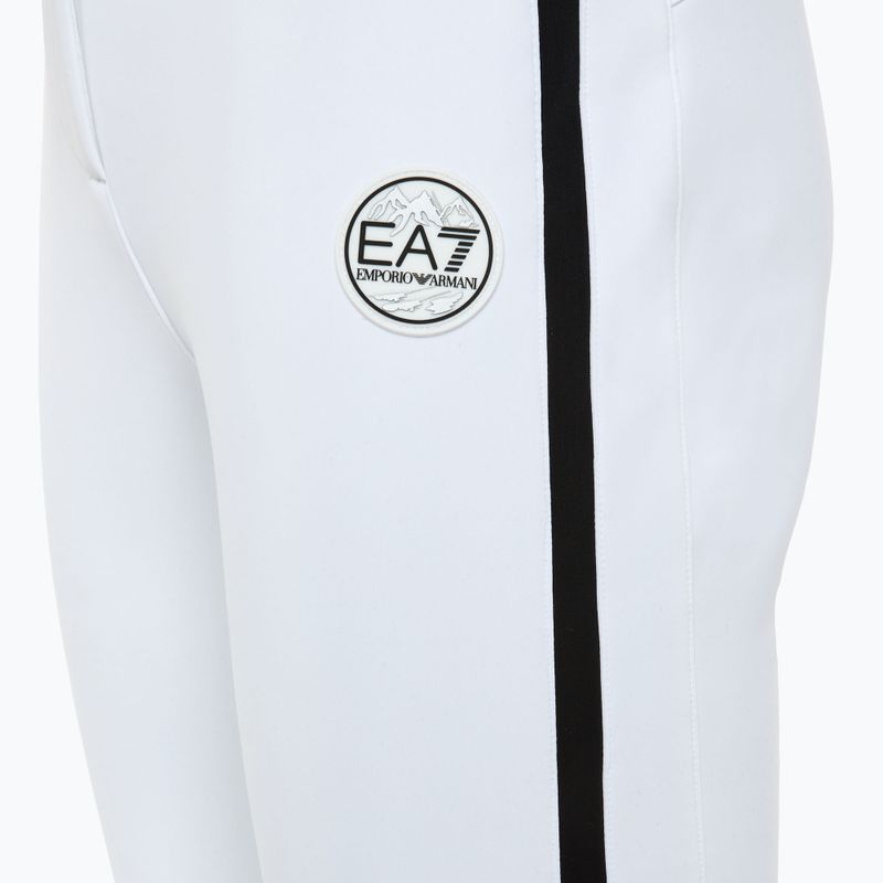 Women's ski trousers EA7 Emporio Armani Ski St. Moritz Fashion white 3