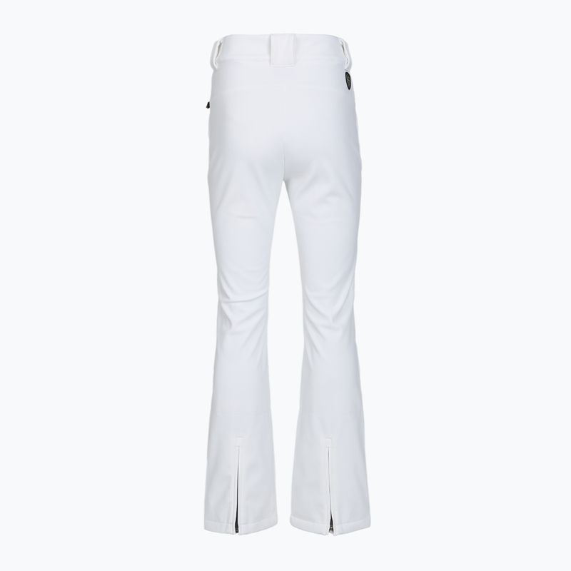 Women's ski trousers EA7 Emporio Armani Ski Kitzbuhel High Waisted Softshell white 2