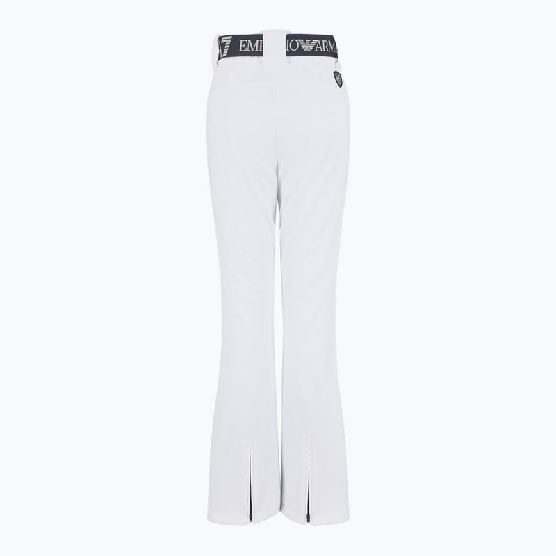 Women's ski trousers EA7 Emporio Armani Ski Kitzbuhel High Waisted Softshell white 2