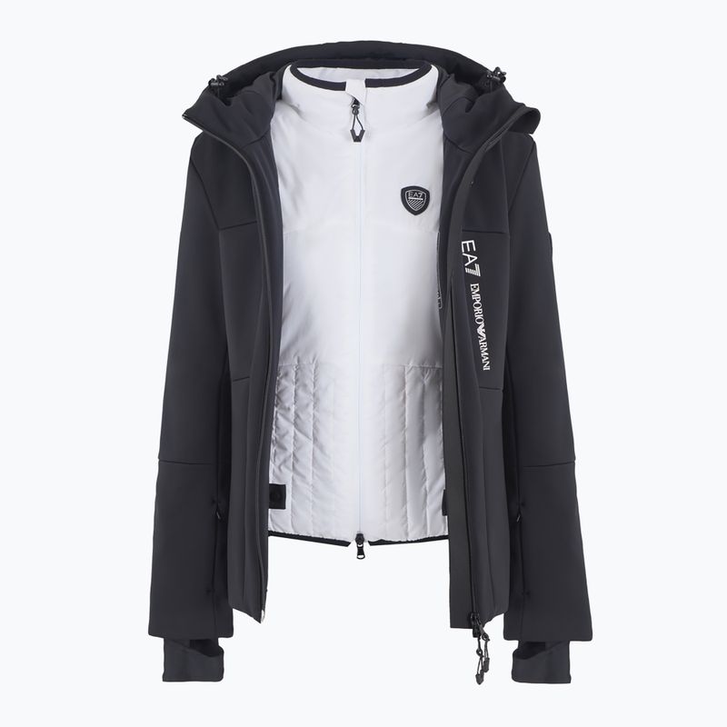 Ski set EA7 Emporio Armani Ski Kitzbuhel Softshell Tris jacket + trousers + gilet black 3