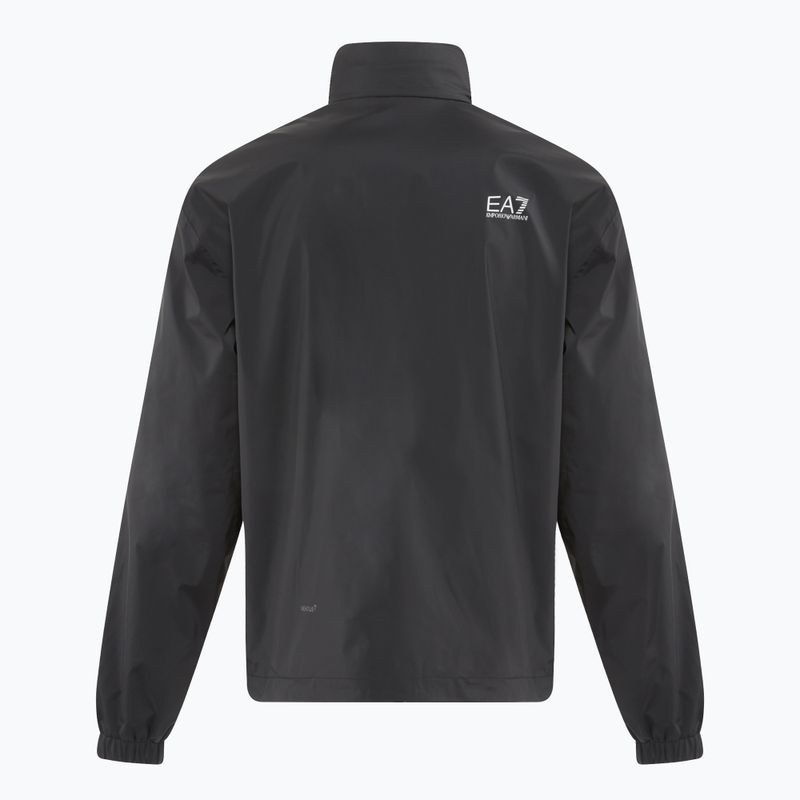 Men's EA7 Emporio Armani Golf Pro Windbreaker jacket black 2