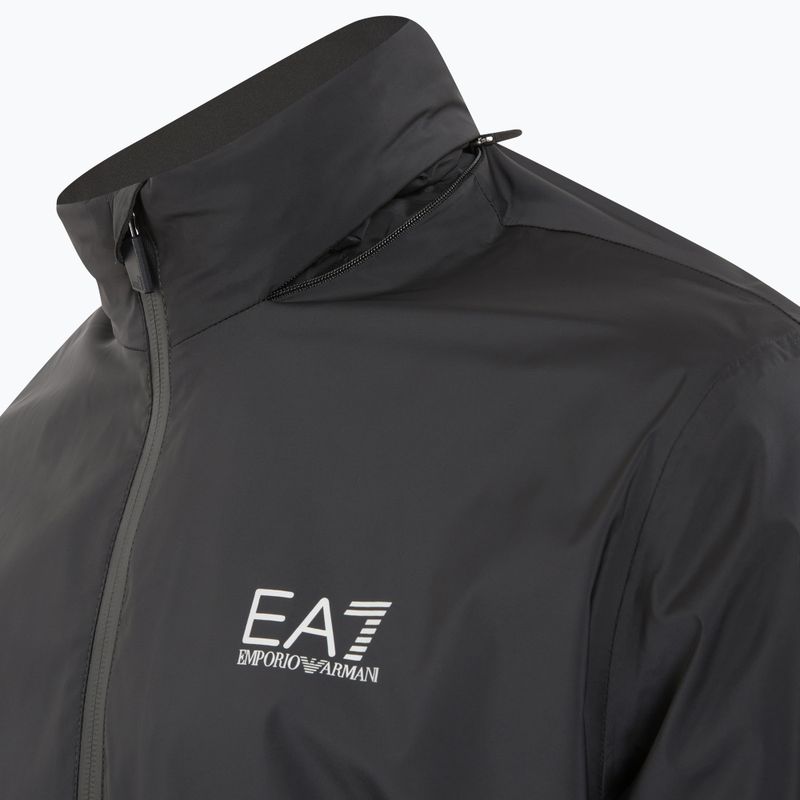 Men's EA7 Emporio Armani Golf Pro Windbreaker jacket black 4