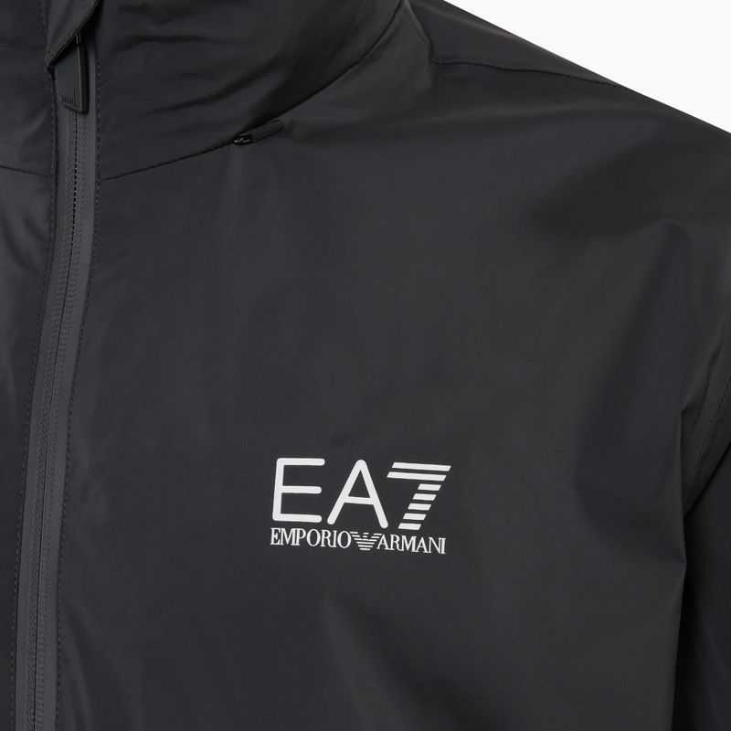 Men's EA7 Emporio Armani Golf Pro Windbreaker jacket black 5