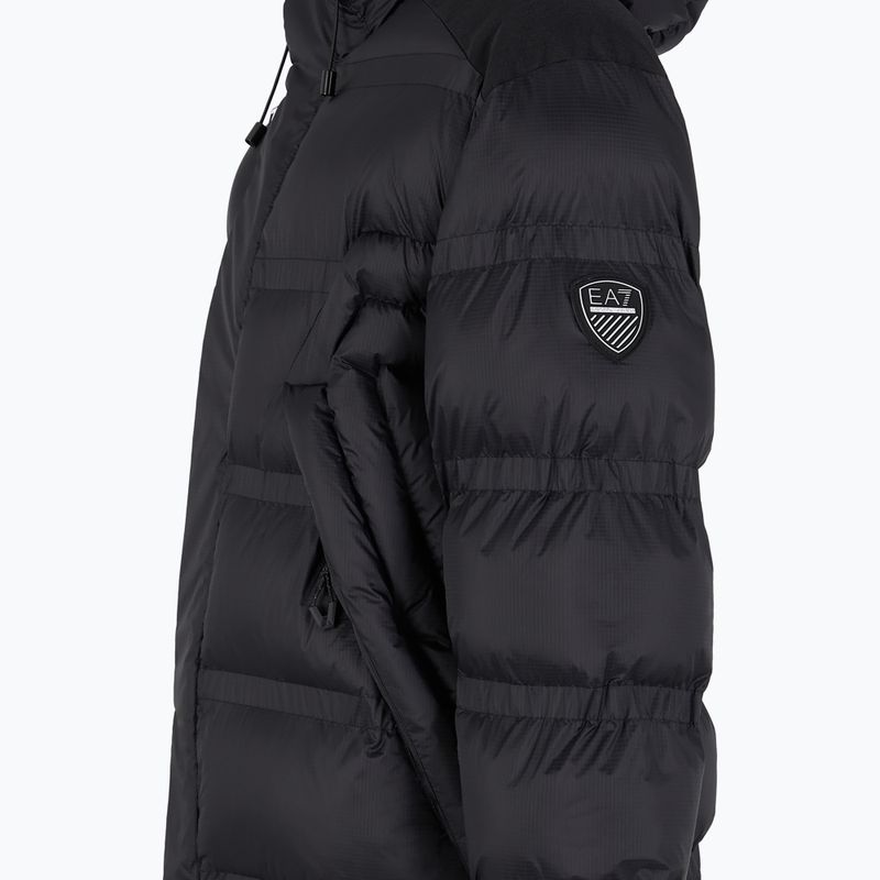 Men's ski jacket EA7 Emporio Armani Ski Cortina Eco Down black 3
