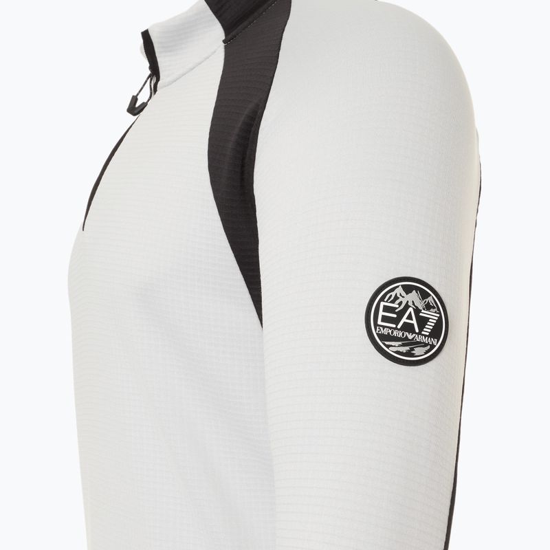 Men's ski sweatshirt EA7 Emporio Armani Ski St. Moritz Powerstretch T-Top quiet grey 3