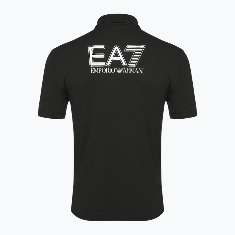 Men's EA7 Emporio Armani Train Visibility Polo black 2