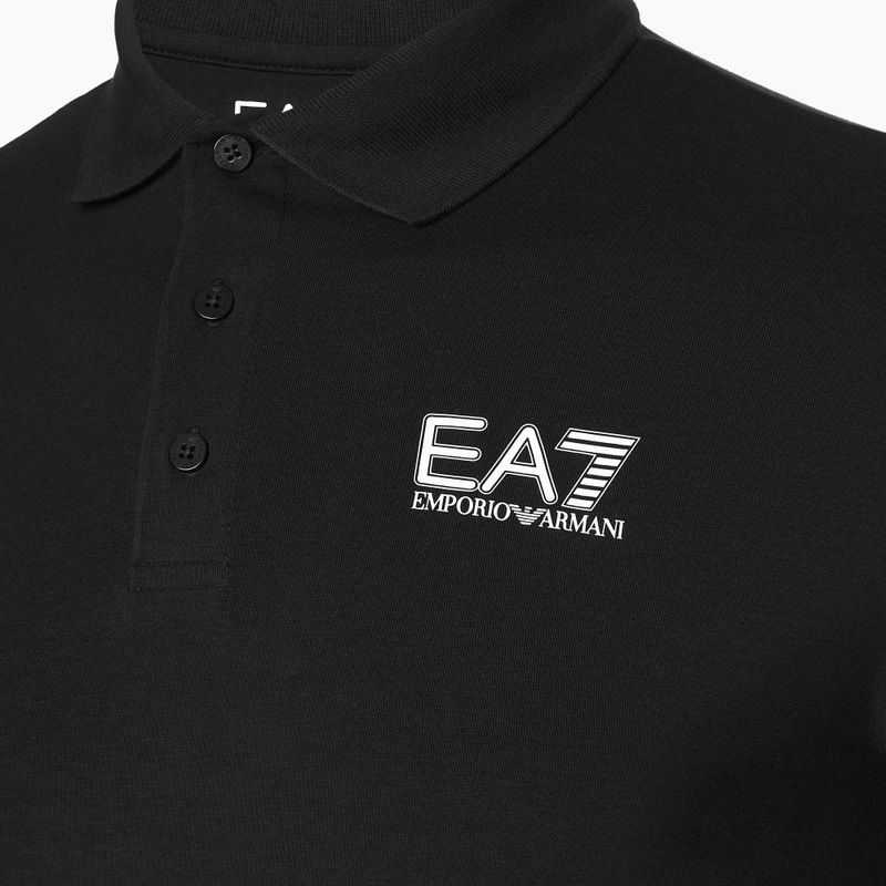 Men's EA7 Emporio Armani Train Visibility Polo black 3