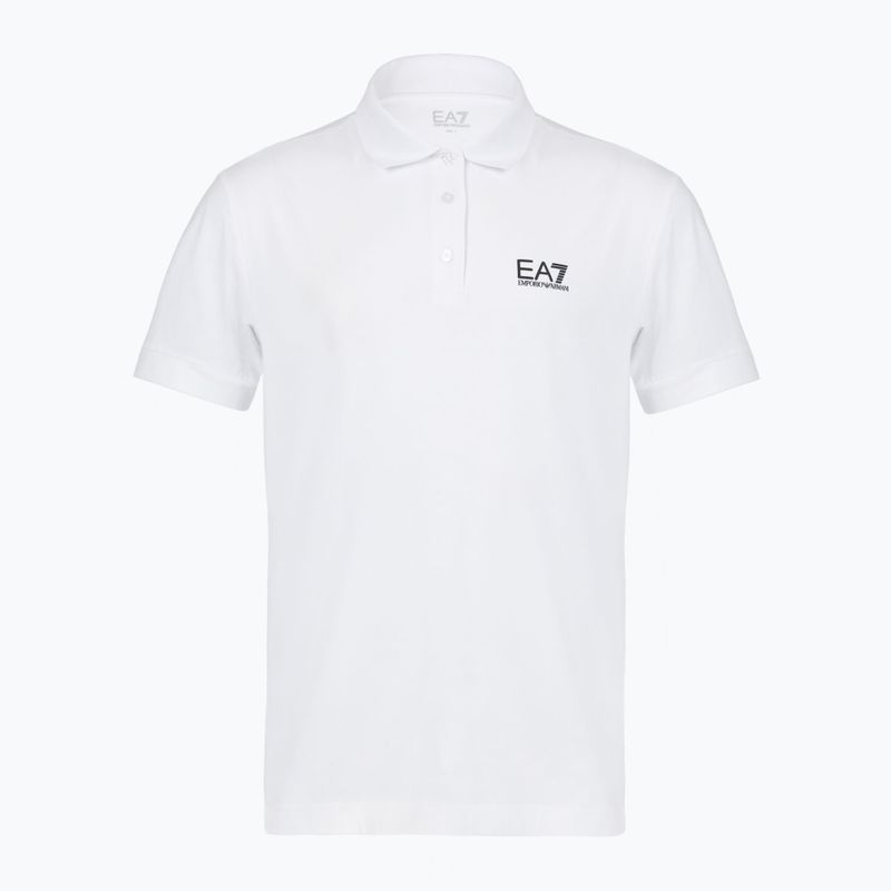 Men's EA7 Emporio Armani Core Identity Polo Shirt white