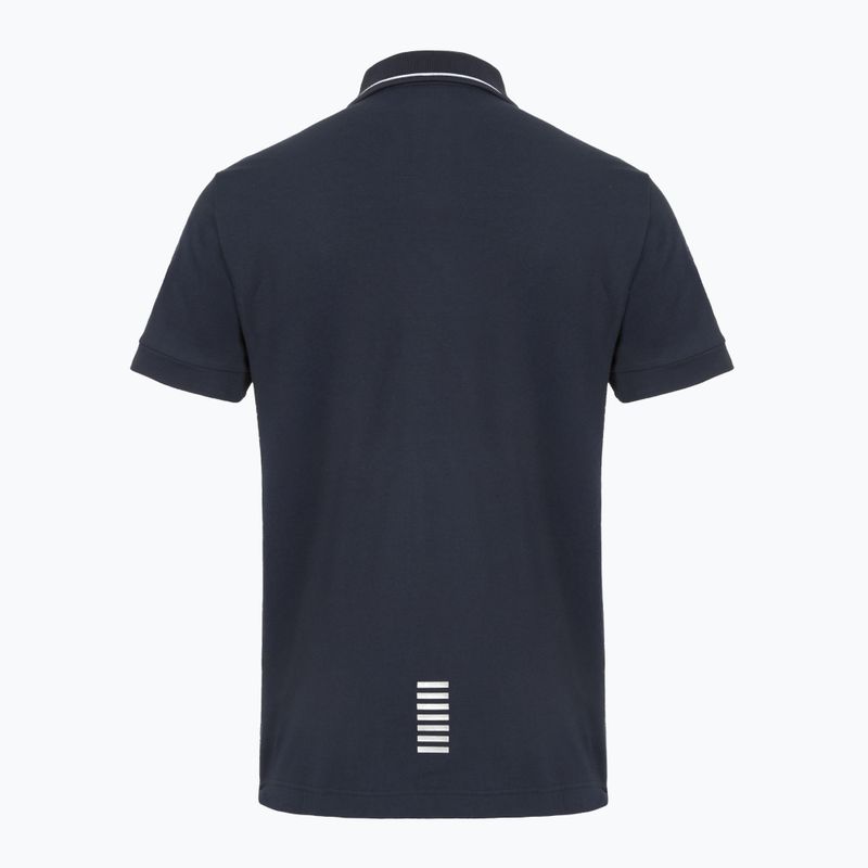 Men's EA7 Emporio Armani Core Identity Piqué Polo shirt armani blue 2
