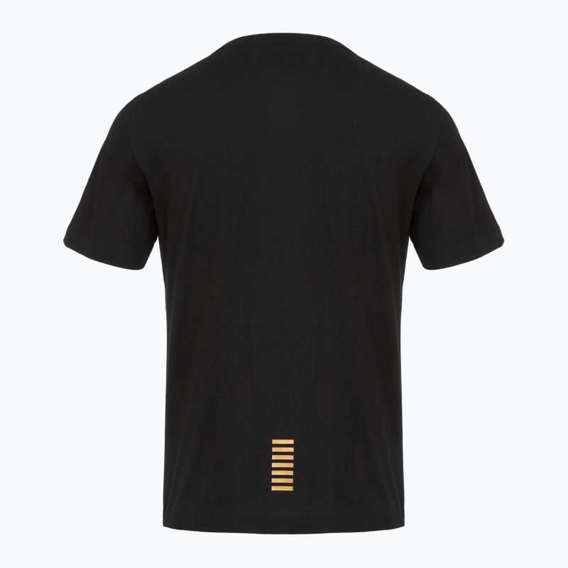 Men's EA7 Emporio Armani Pima Cotton Core Identity T-shirt black 2