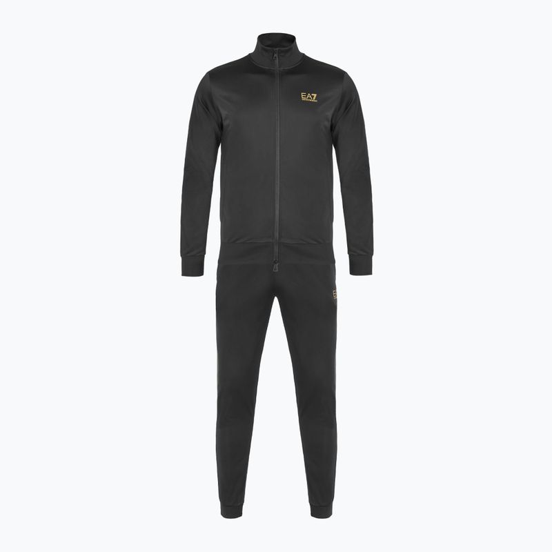Men's EA7 Emporio Armani Technical Fabric Core Identity Tracksuit FZ black