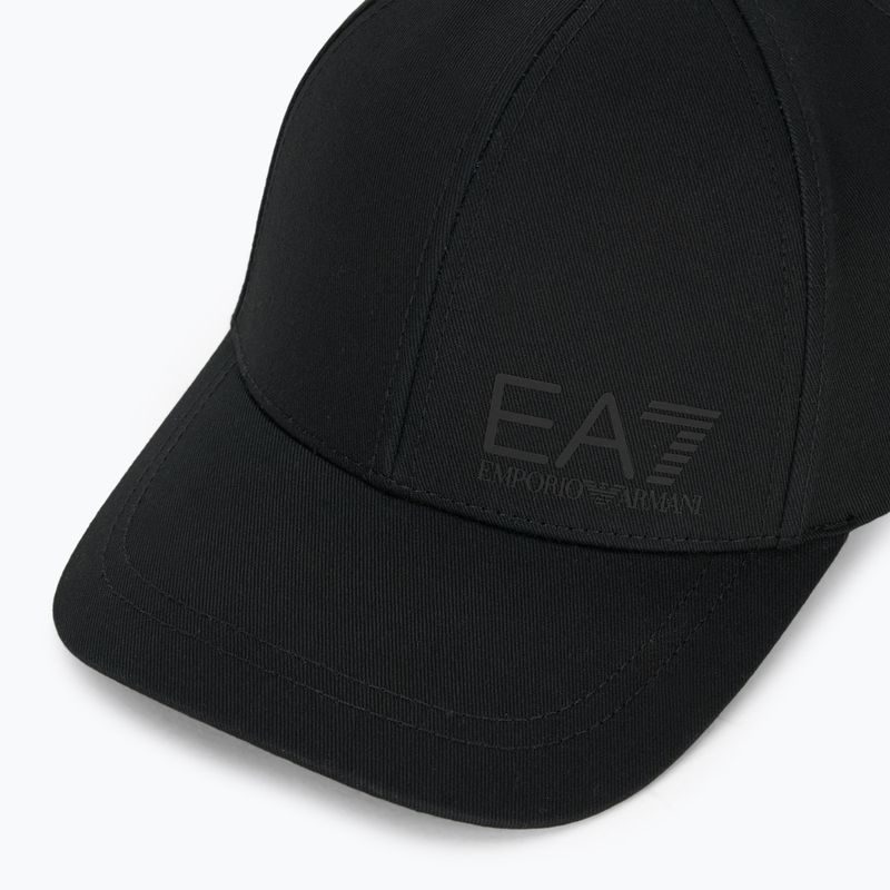 Baseball cap EA7 Emporio Armani TrainCore IdentityLogo black / black 3