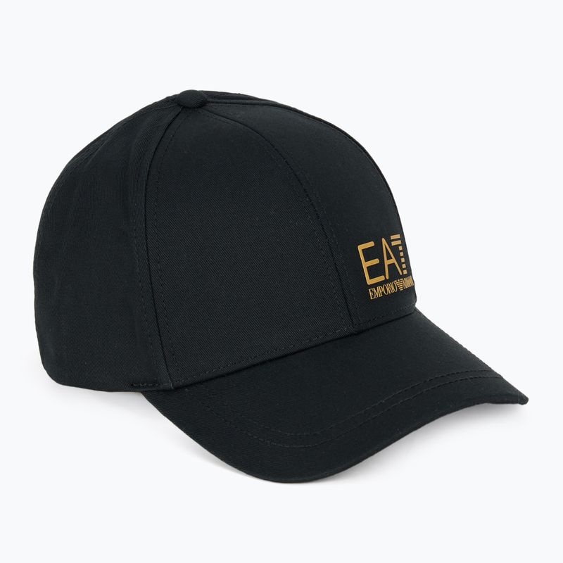 EA7 Emporio Armani TrainCore IdentityLogo black/gold baseball cap