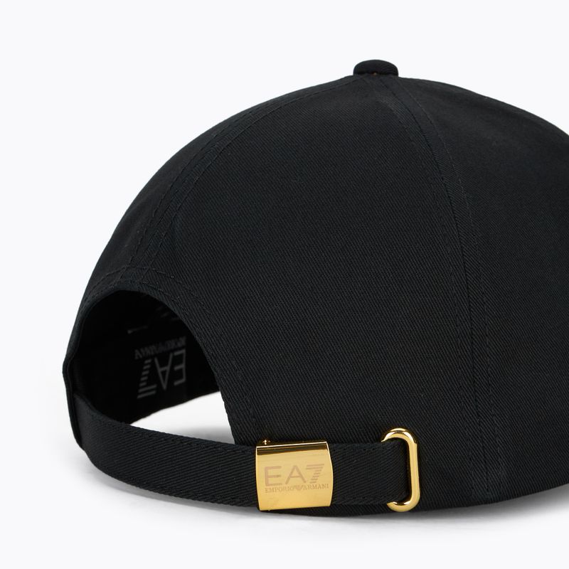 Baseball cap EA7 Emporio Armani TrainCore IdentityLogo black / gold 4
