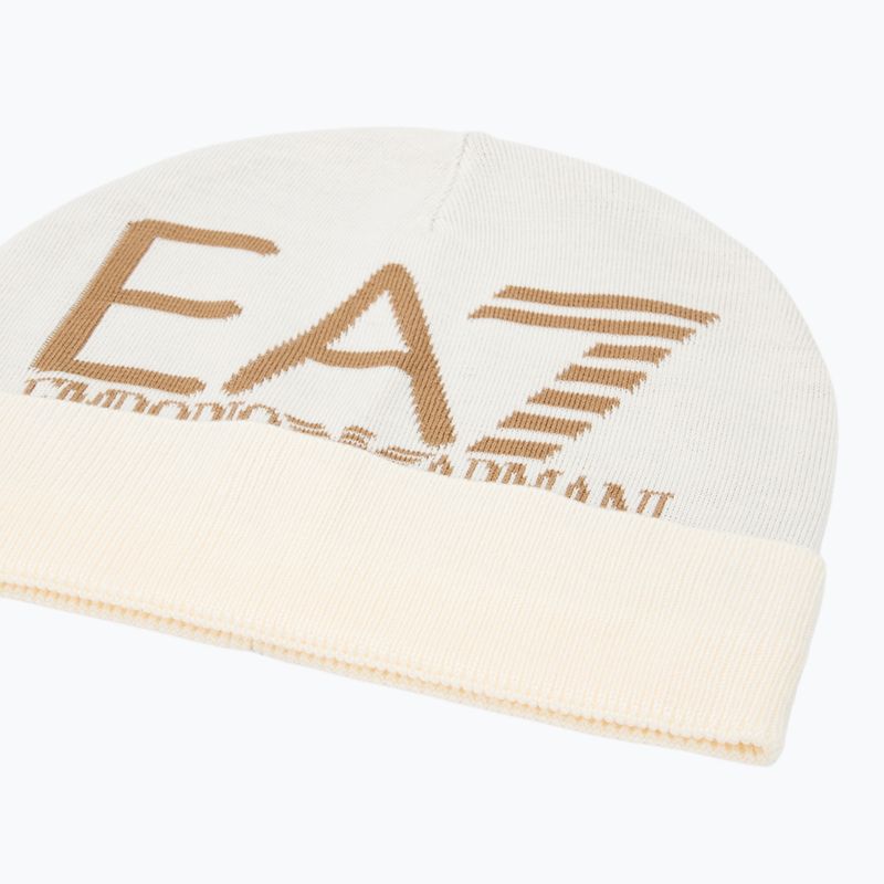 Winter hat EA7 Emporio Armani Mountain Visibility Beanie vanilla ice / tigers eye 3