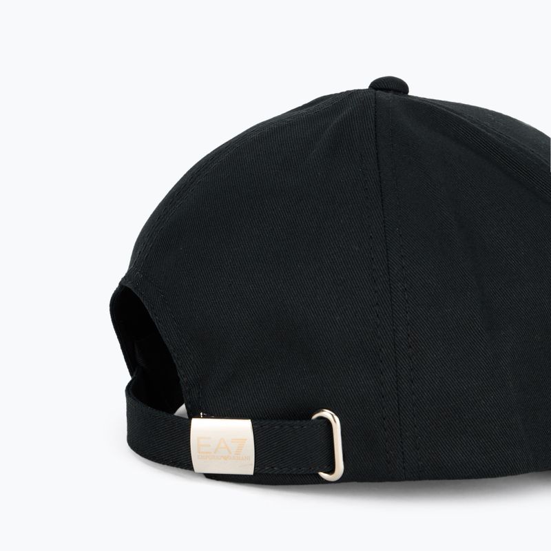 EA7 Emporio Armani TrainCore IdentityLogo black/silver baseball cap 4