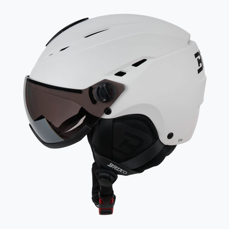 Ski helmet Briko Elio Visor matt white/black 3