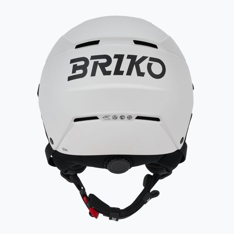 Ski helmet Briko Elio Visor matt white/black 4