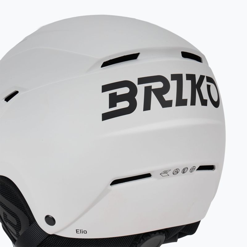 Ski helmet Briko Elio Visor matt white/black 8