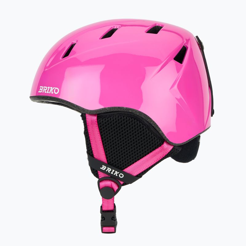 Children's ski helmet Briko Makalu Jr shiny pink/white 3