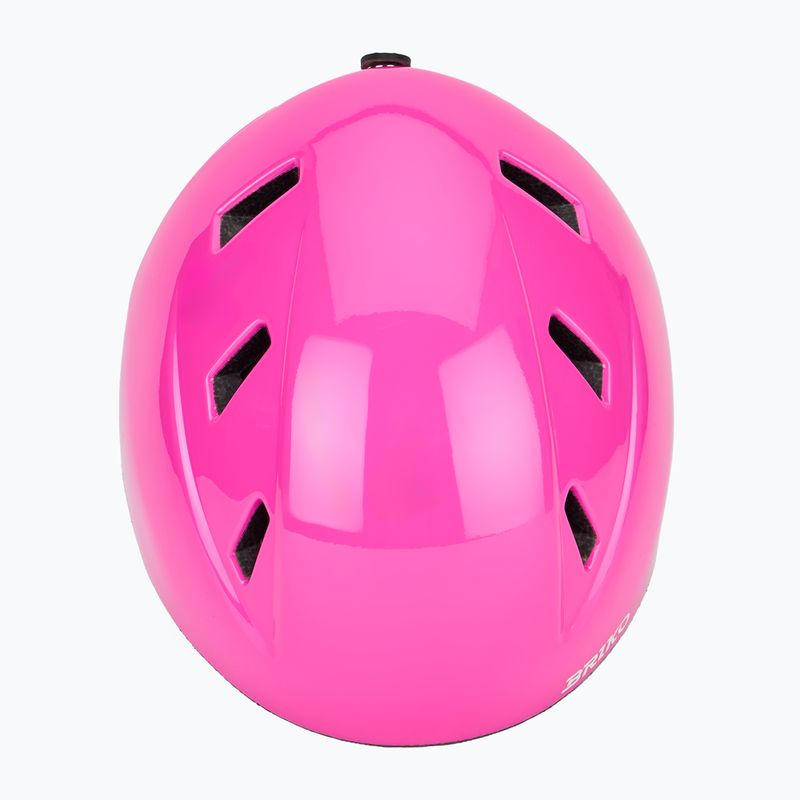 Children's ski helmet Briko Makalu Jr shiny pink/white 6