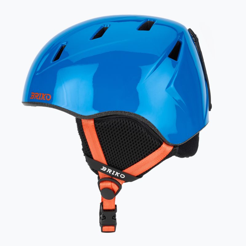 Children's ski helmet Briko Makalu Jr shiny lochmara blue/pomegranate red 3