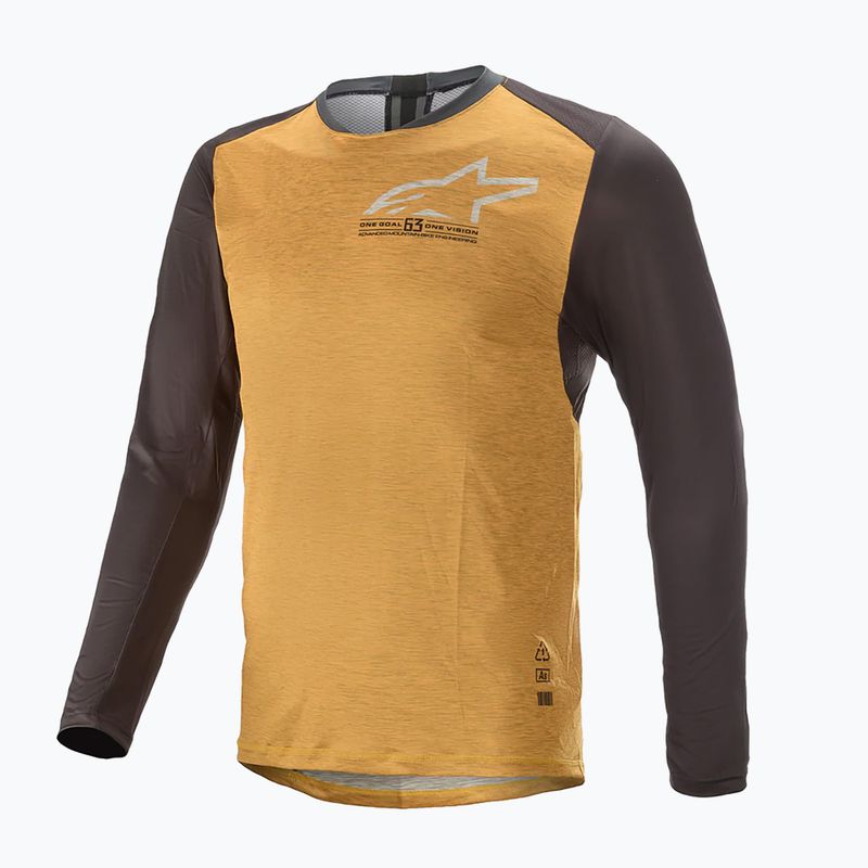 Alpinestars men's cycling jersey Alps 6.0 V2 LS Jersey yellow 1763821/4010
