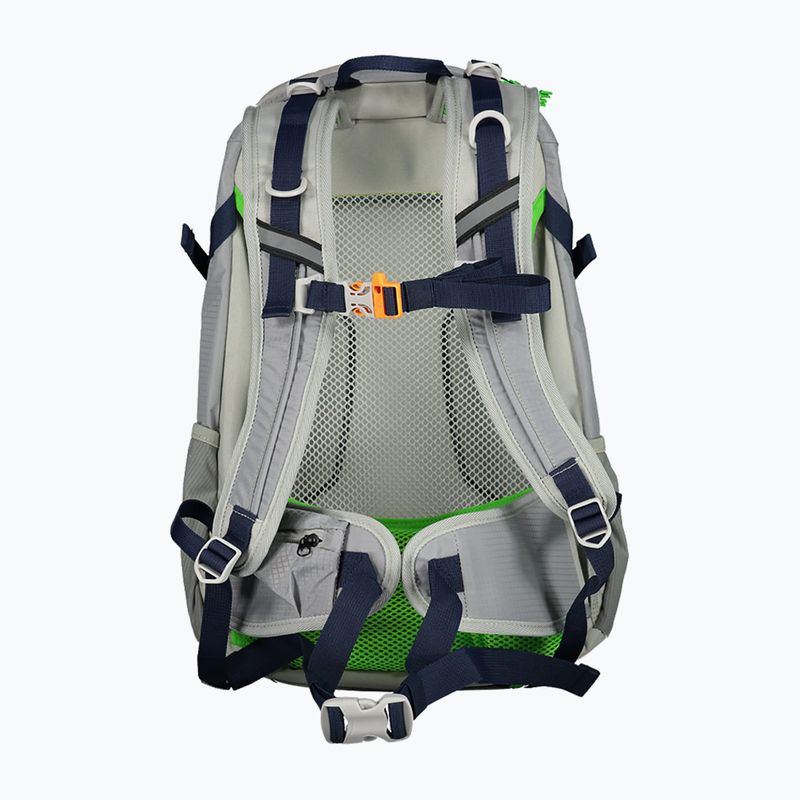 Men's trekking backpack CMP Katana 22 l grey / green fluo 2