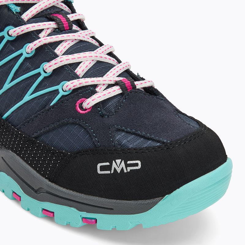 CMP children's trekking boots Rigel Low Wp b.blue/acqua 7