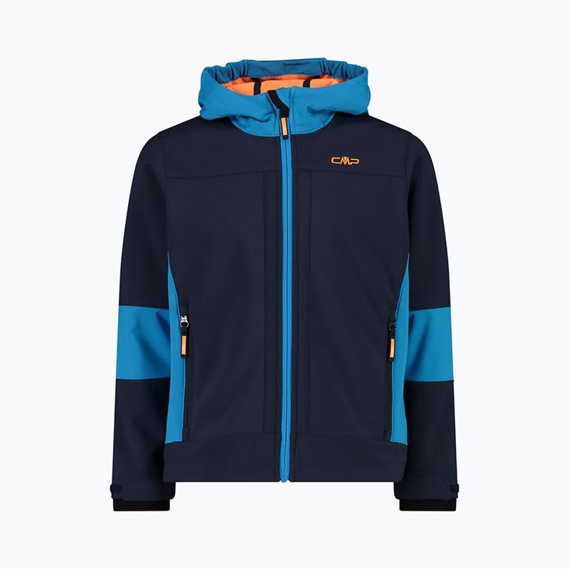 CMP Fix Hood children's softshell jacket navy blue 3A00094/01NM 8