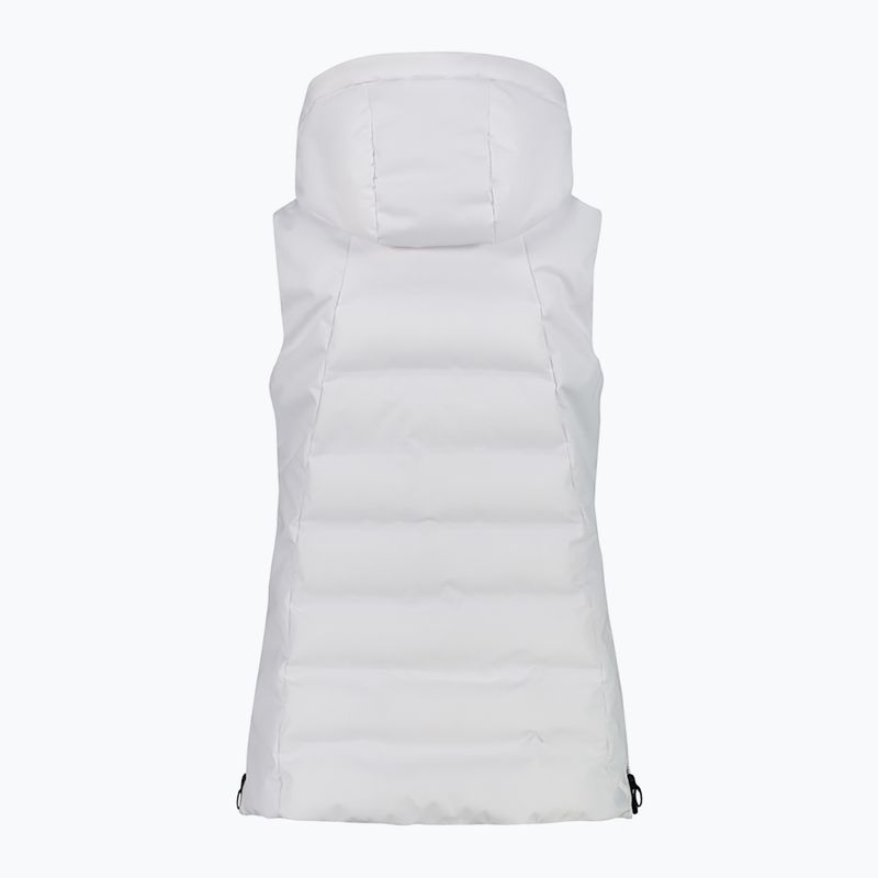 Women's CMP Fix Hood trekking waistcoat white 32W0276/A001 3